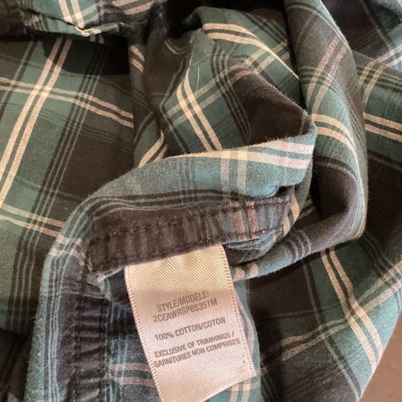 WindRiver plaid shirt Pearl snap modern fit lightweight‎ size large - Picture 5 of 10